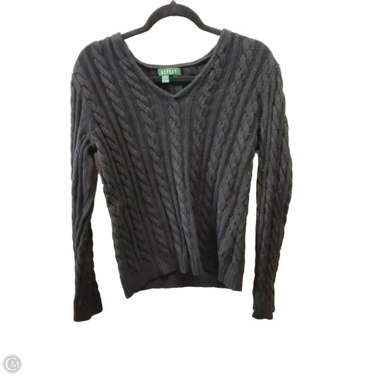 Sweater By Ralph Lauren In Black, Size: L