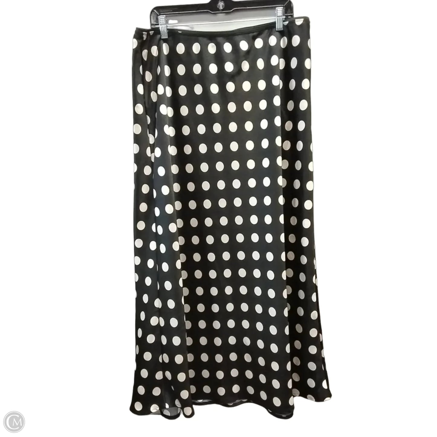 Skirt Maxi By A New Day In Black & Cream, Size: Xxl