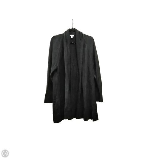 Sweater Cardigan By J. Jill In Black, Size: Xl