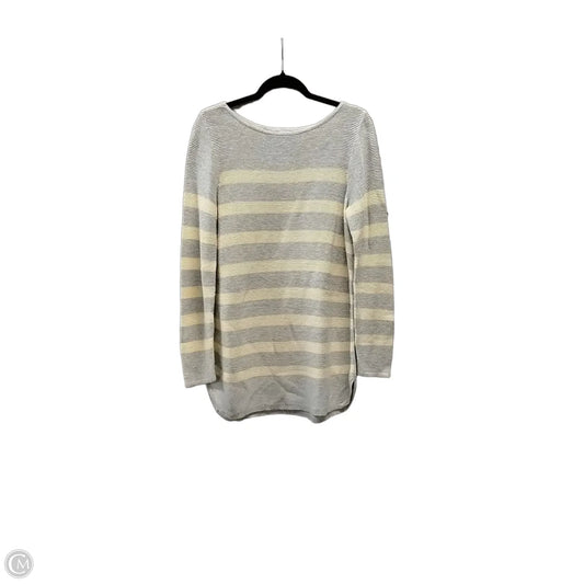 Sweater By J. Jill In Grey & Yellow, Size: M