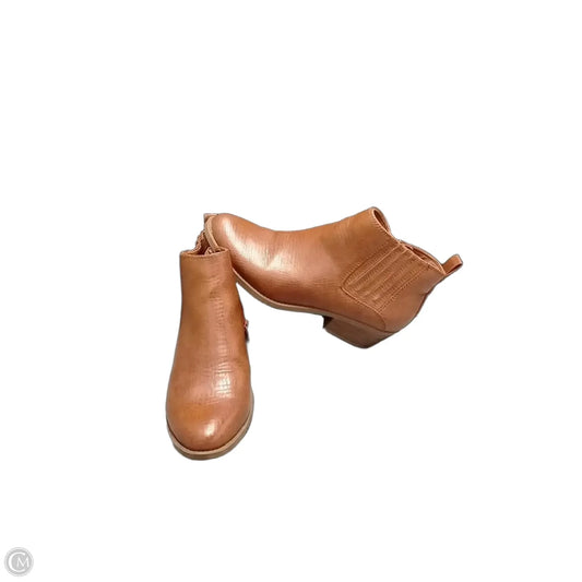 Boots Ankle Heels By Kim Rogers In Brown, Size: 8.5