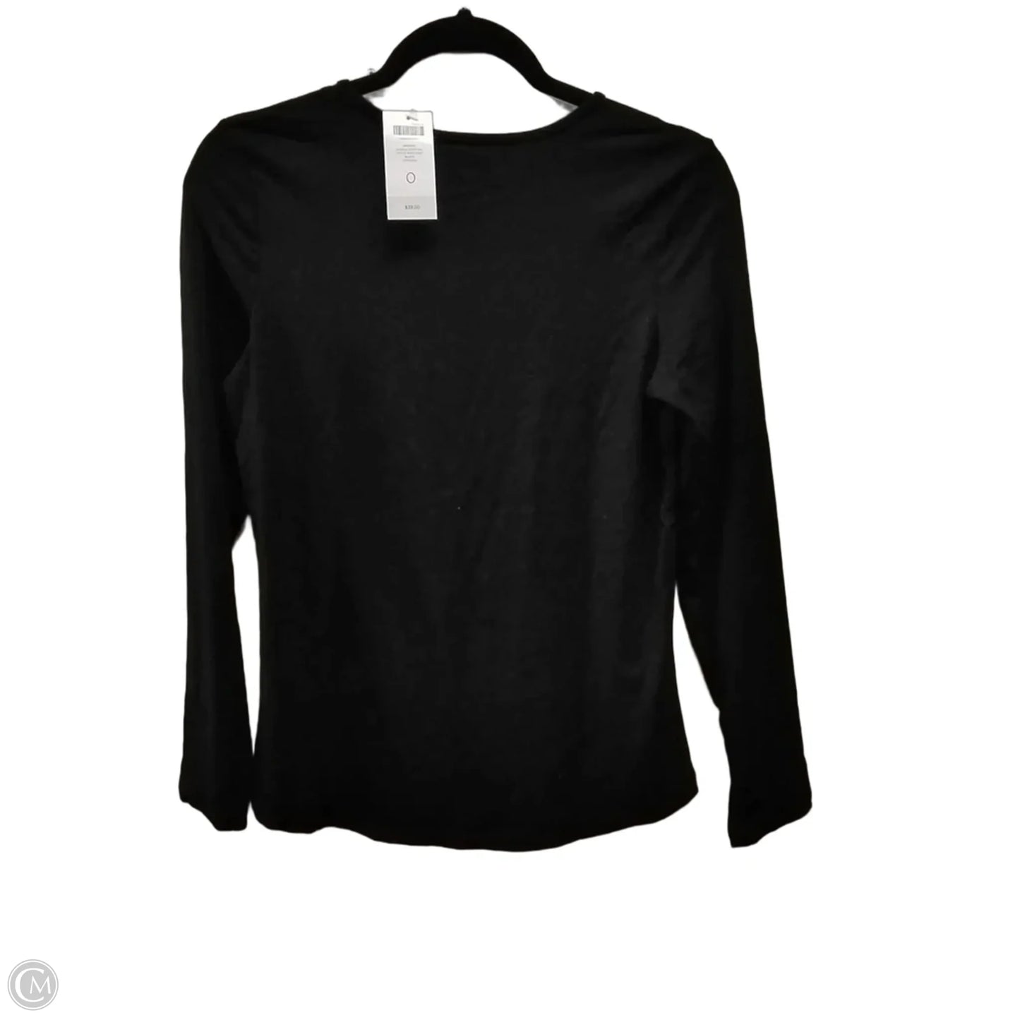 Top Long Sleeve By Chicos In Black, Size: S