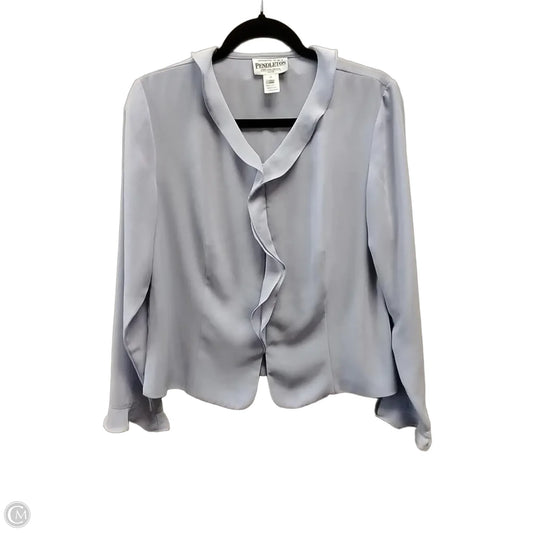 Blouse Long Sleeve By Pendleton In Purple, Size: 12