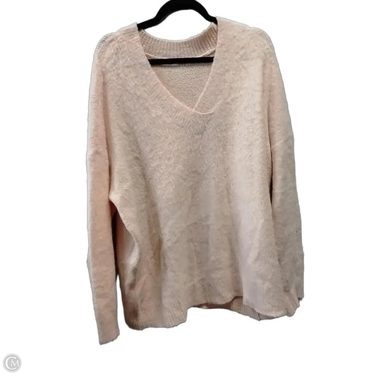 Sweater By Kori America In Pink, Size: 2x