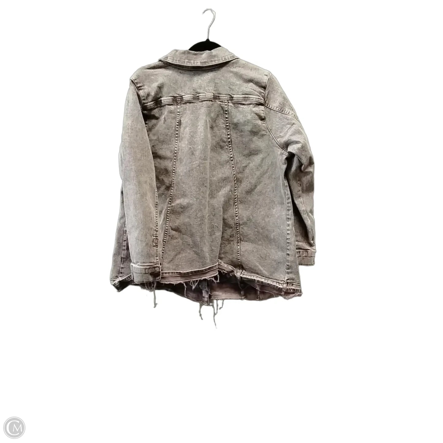 Jacket Denim By Logo In Purple, Size: 18