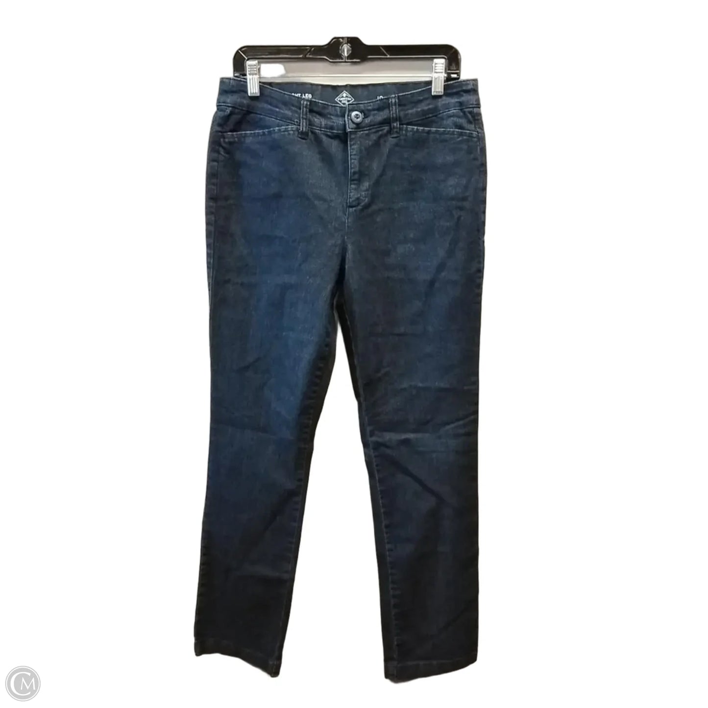 Jeans Straight By St Johns Bay In Blue Denim, Size: 10