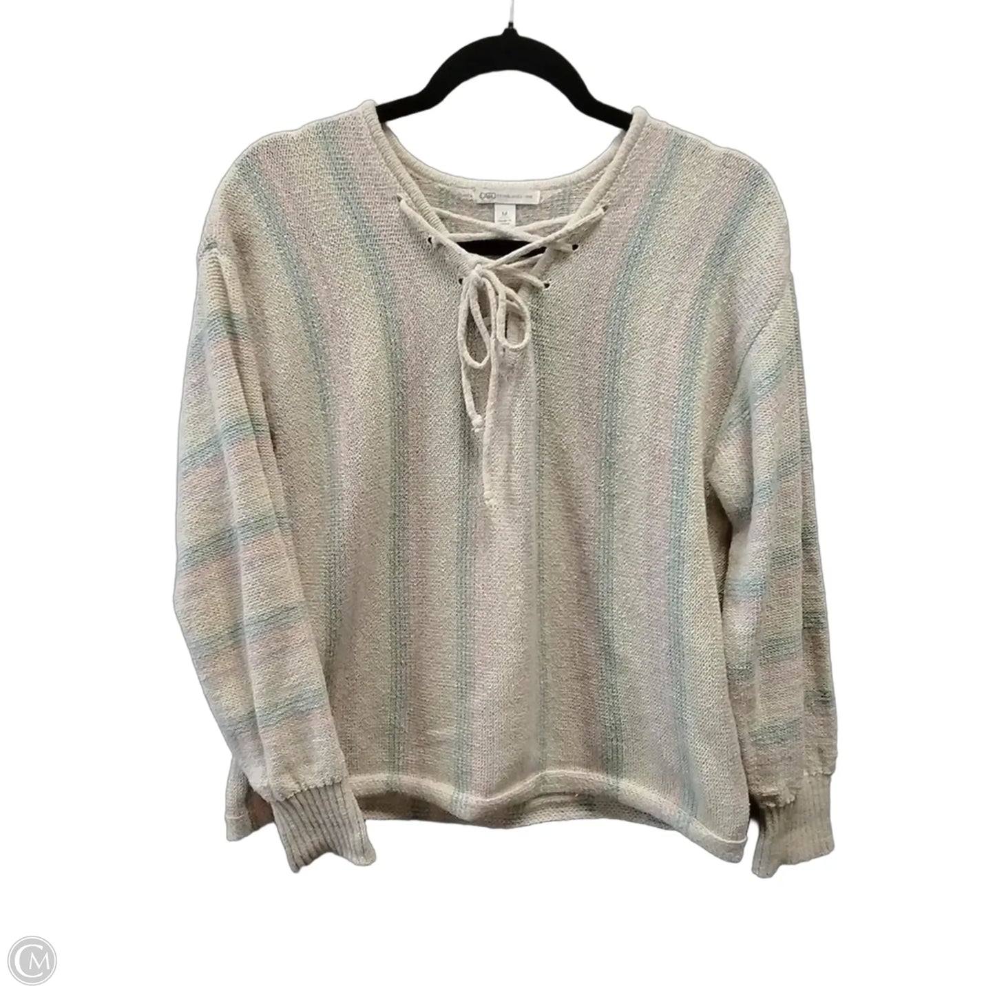 Sweater By Cato In Striped Pattern, Size: M