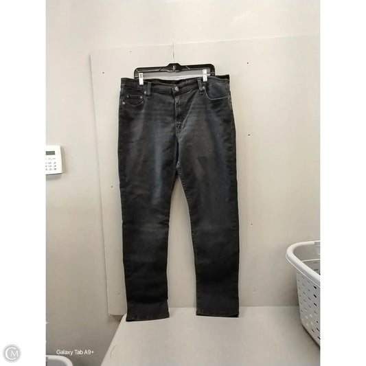 Jeans Straight By George In Black Denim, Size: 14
