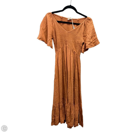 Dress Casual Maxi By Cme In Orange, Size: S