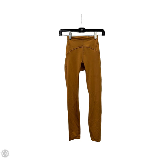 Athletic Leggings By Lululemon In Brown, Size: 0