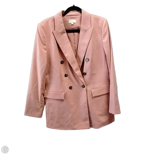 Blazer By Loft In Peach, Size: 14
