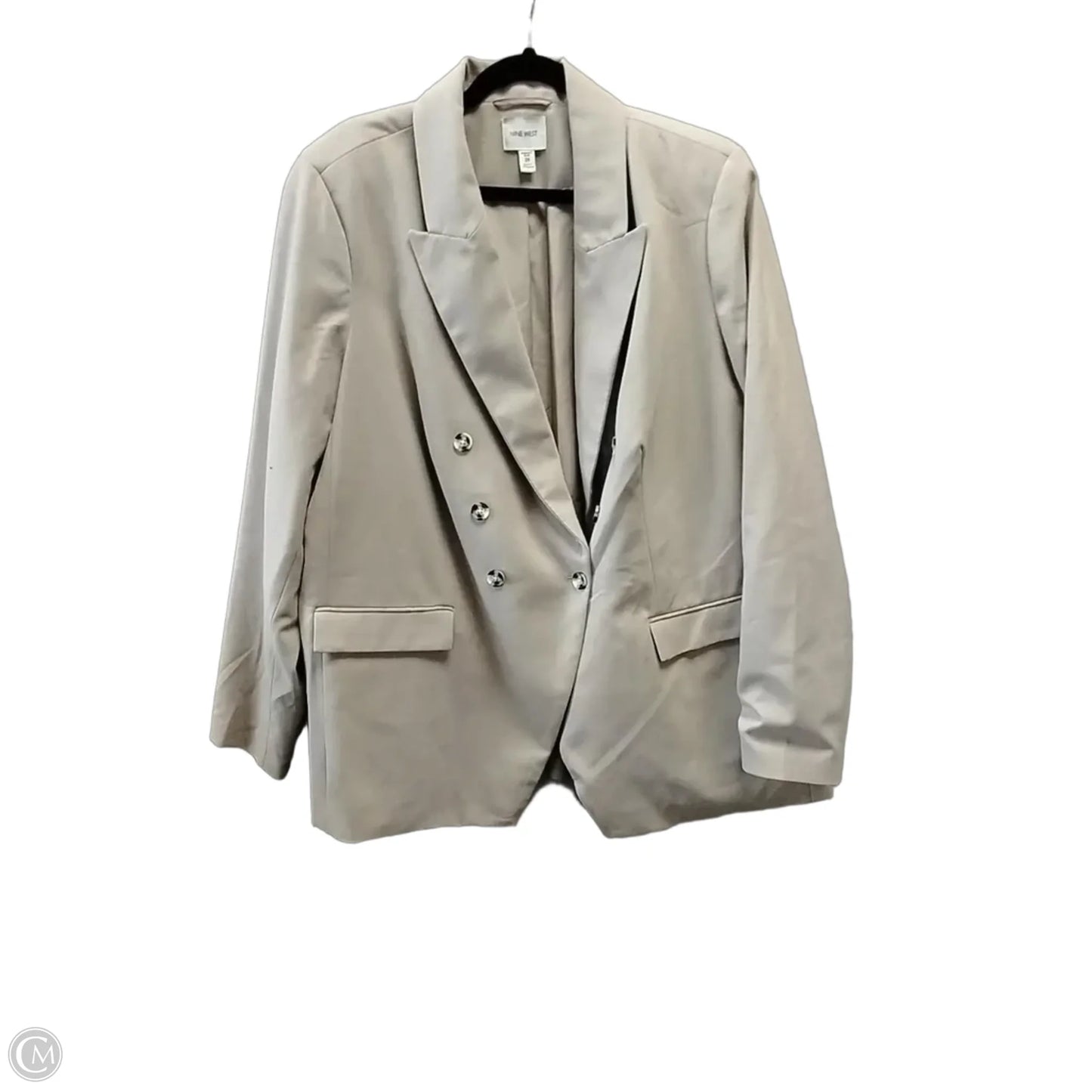 Blazer By Nine West In Beige, Size: 2x