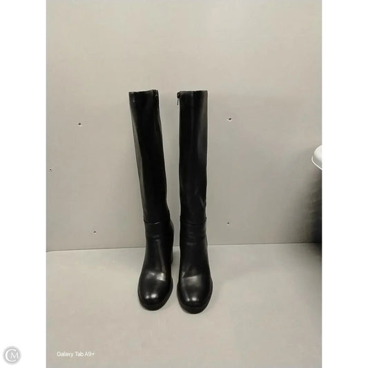 Boots Leather By Unisa In Black, Size: 6