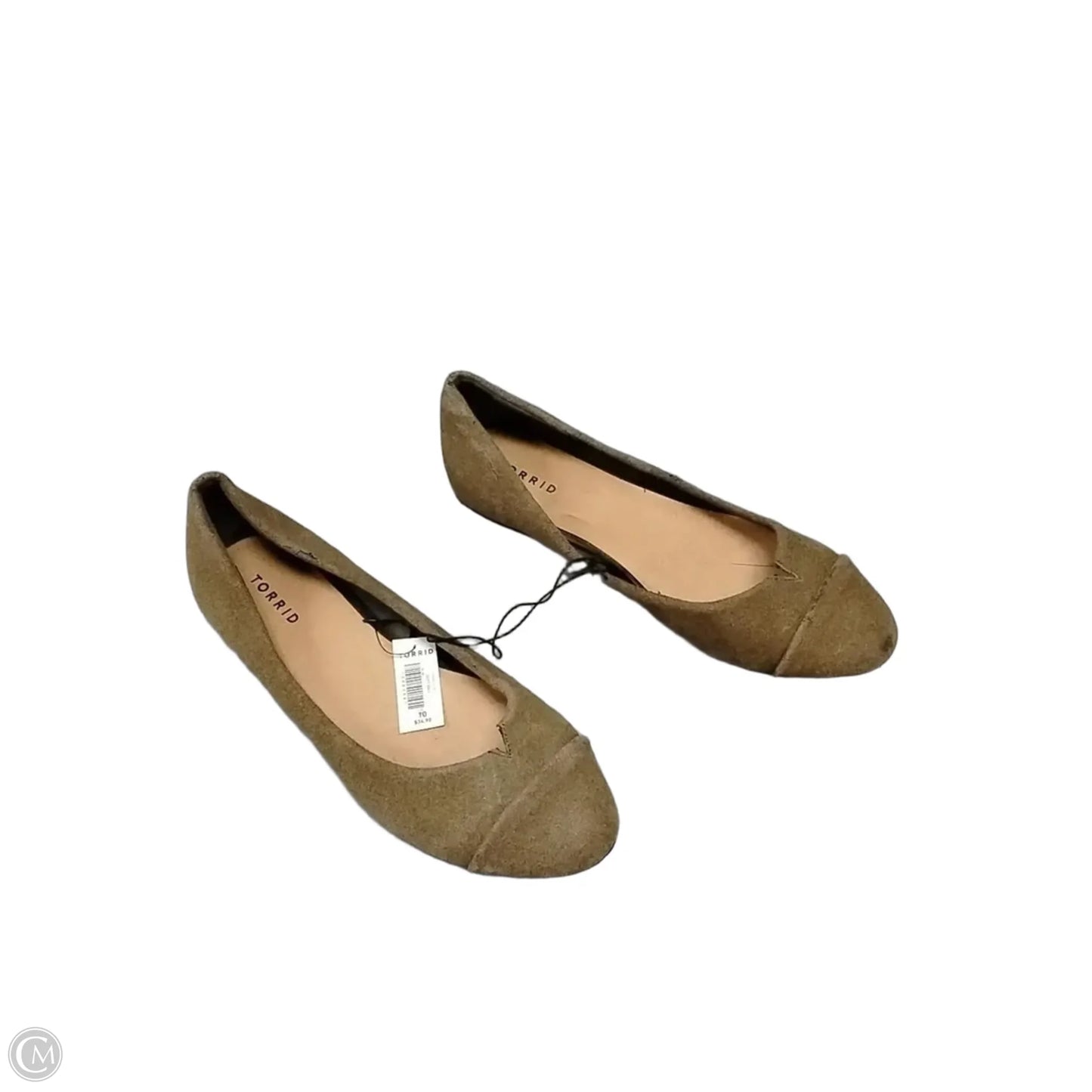 Shoes Flats By Torrid In Brown, Size: 10