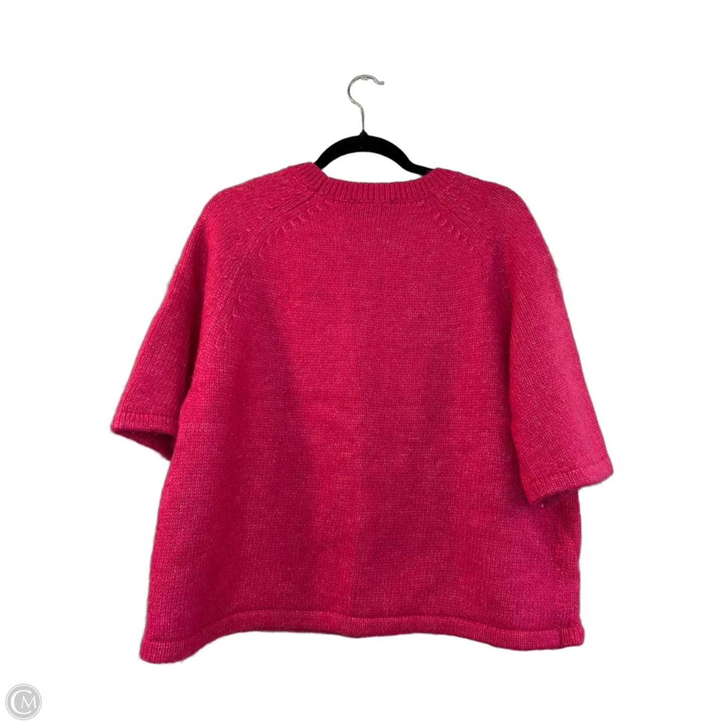 Sweater Short Sleeve By Ann Taylor In Pink, Size: Xl