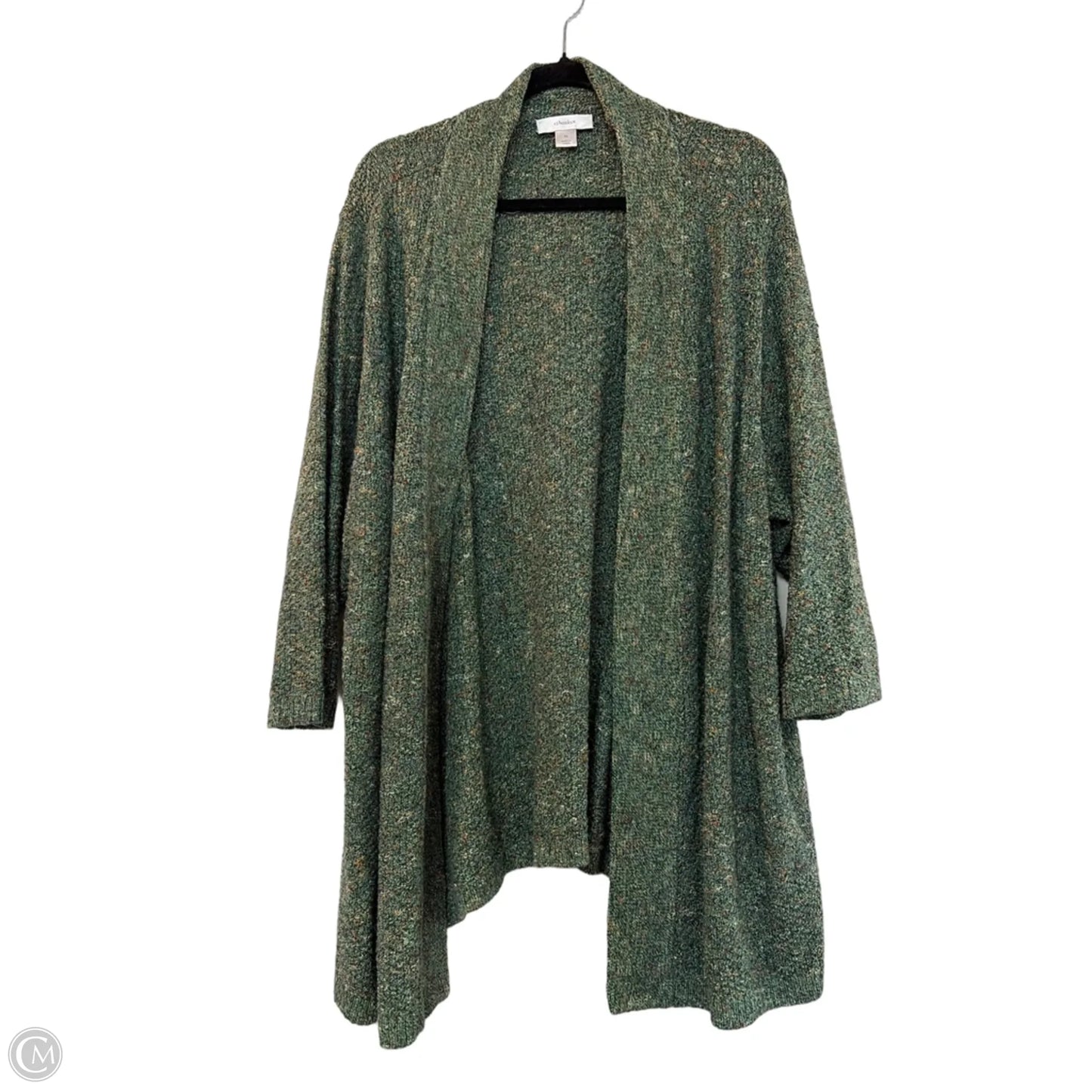 Cardigan By Cj Banks In Green, Size: 3x