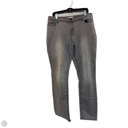 Jeans Skinny By Clothes Mentor In Grey, Size: 14