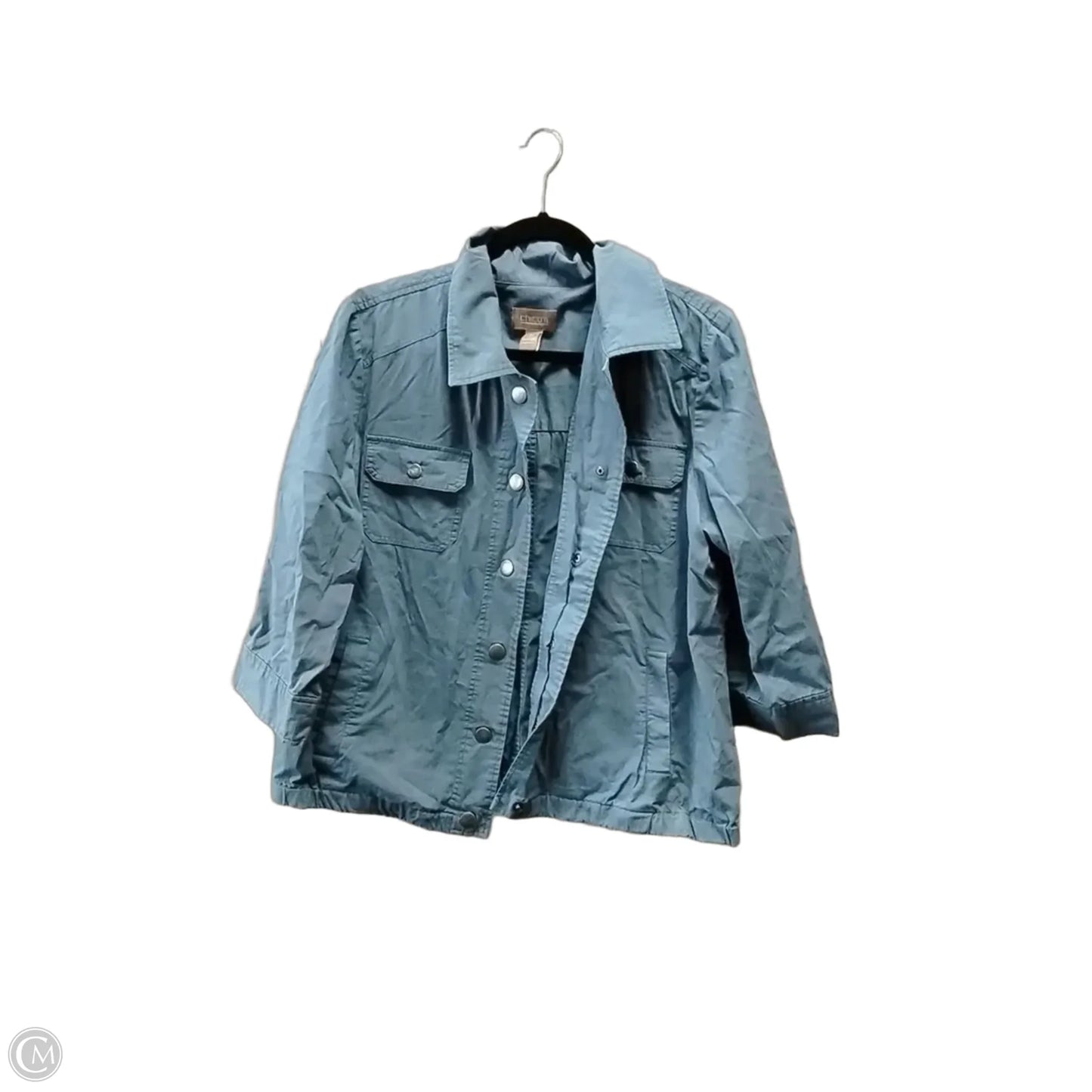 Jacket Other By Chicos In Blue, Size: 2