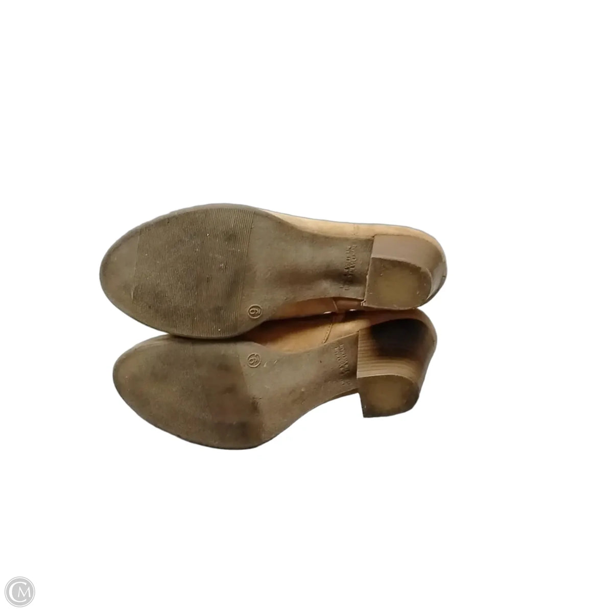 Boots Ankle Heels By Old Navy In Brown, Size: 9