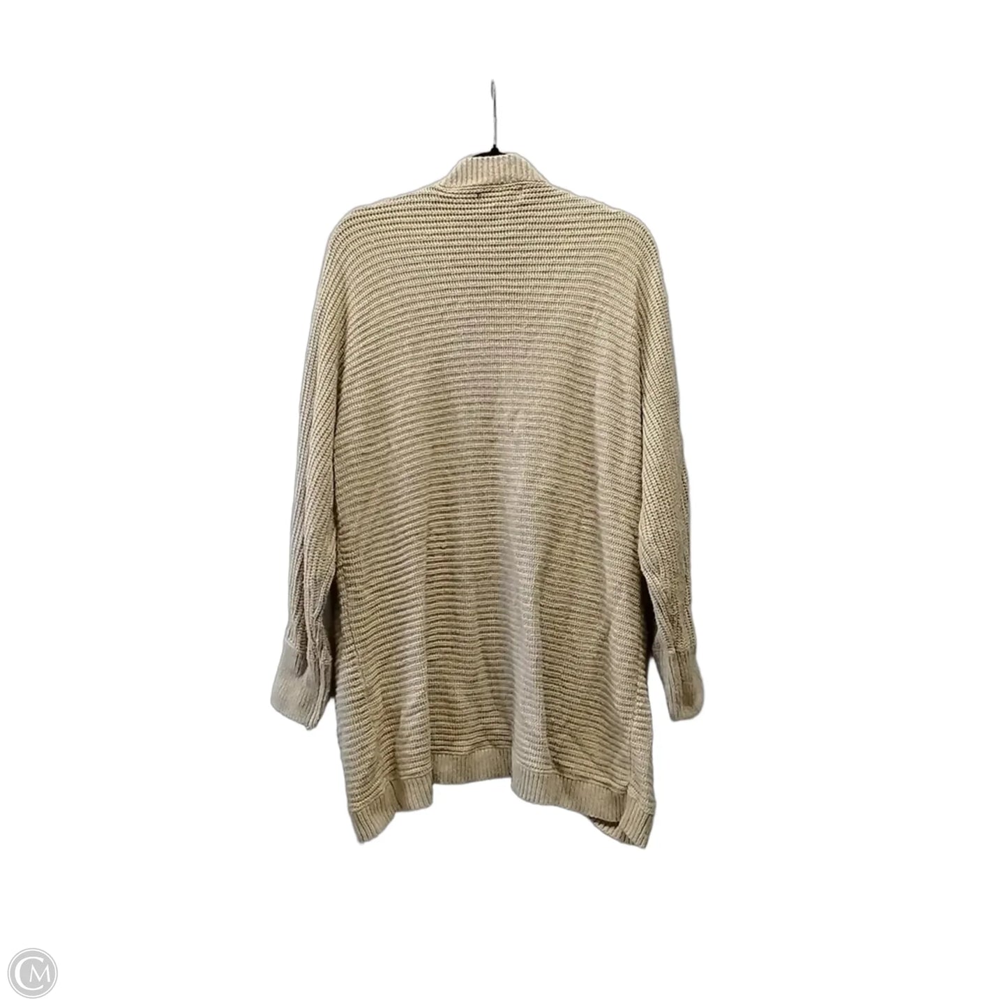 Sweater Cardigan By Clothes Mentor In Tan, Size: 2x