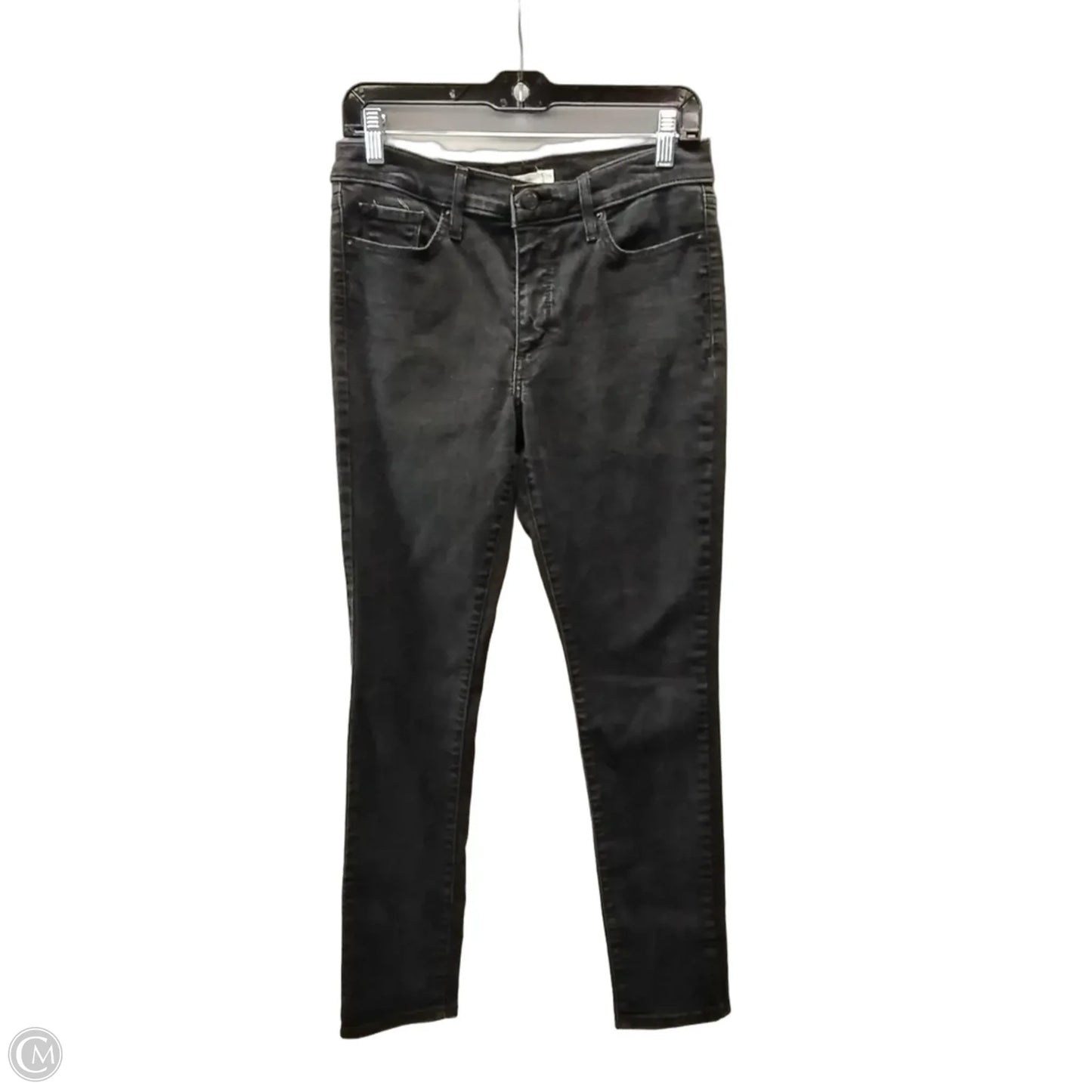 Jeans Skinny By Levis In Black, Size: 29
