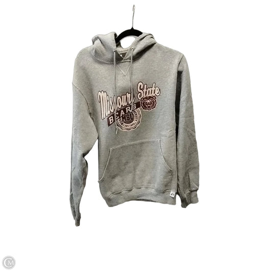 Sweatshirt Hoodie By Russel Athletic In Grey, Size: S