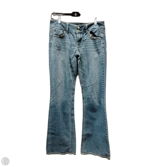 Jeans Boot Cut By American Eagle In Blue Denim, Size: 8