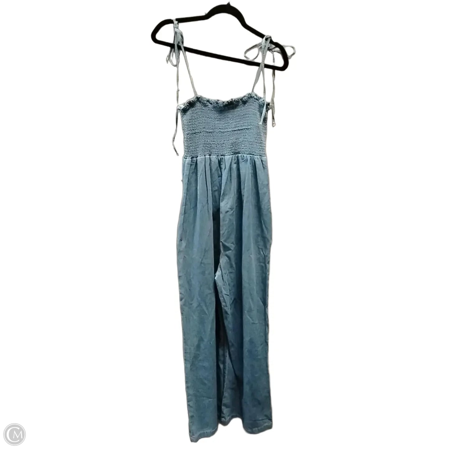 Jumpsuit By Cme In Blue Denim, Size: L
