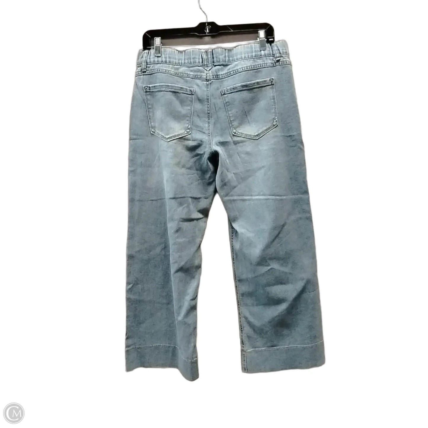 Jeans Straight By Curve Appeal In Blue Denim, Size: 10