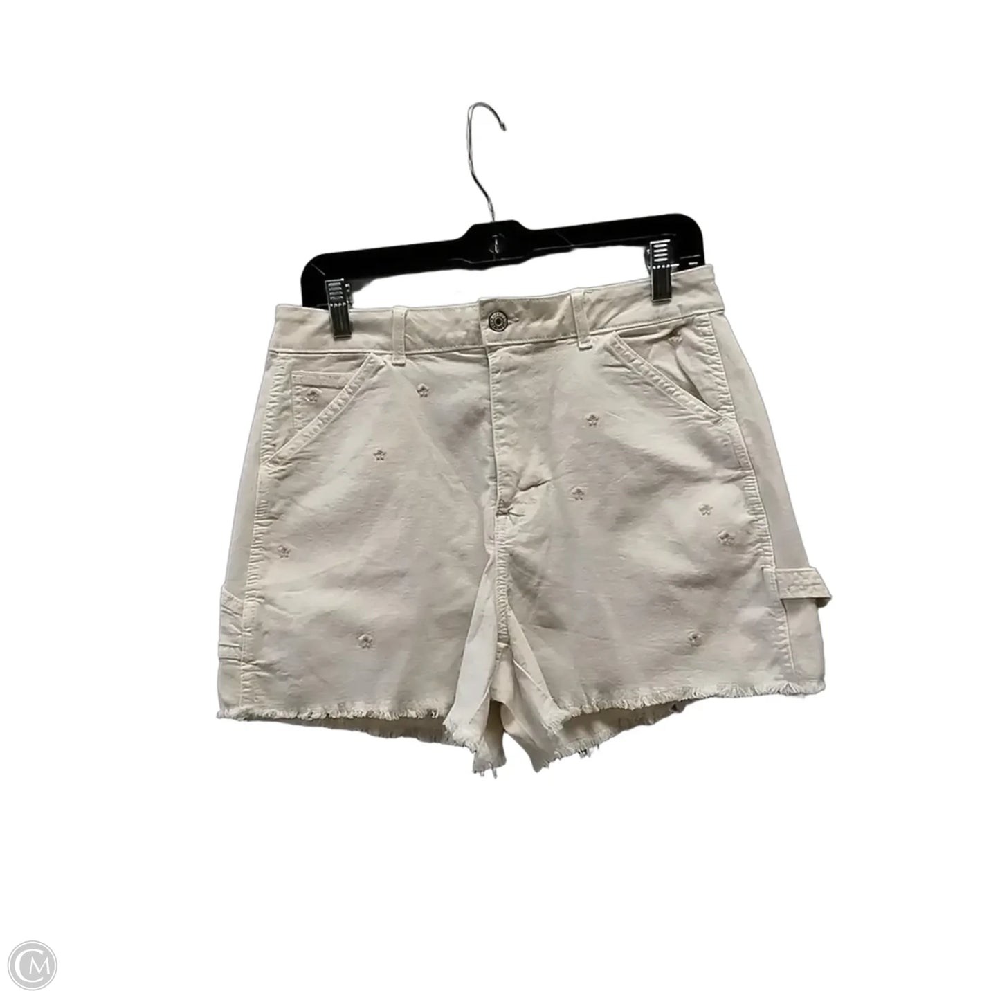 Shorts By American Eagle In White Denim, Size: 10