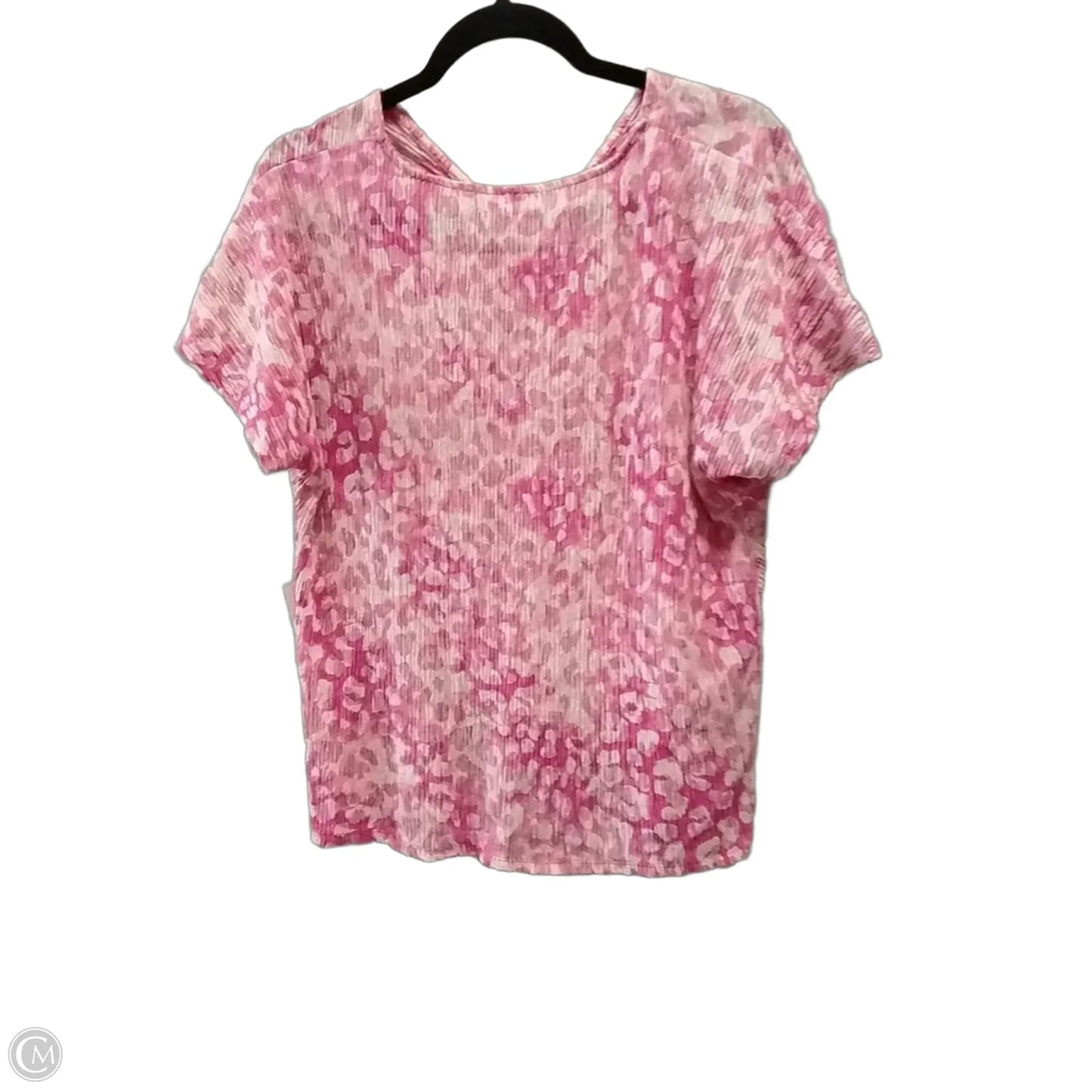 Top Short Sleeve By Chicos In Animal Print, Size: 1