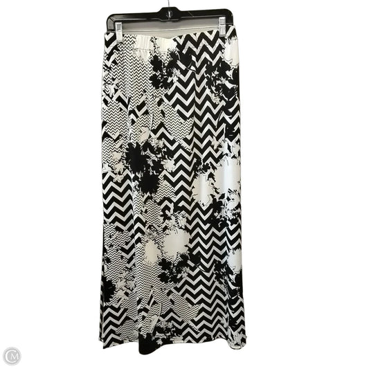 Skirt Maxi By Chicos In Black & White, Size: 1.5