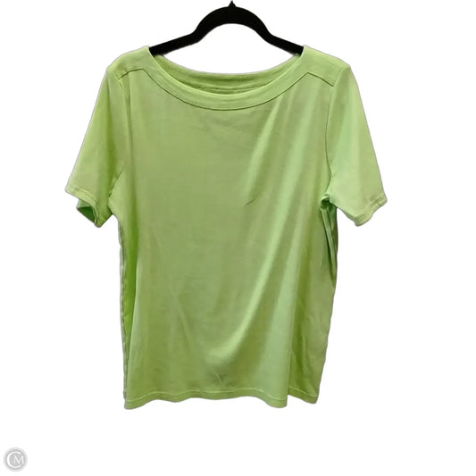 Top Short Sleeve By Chicos In Green, Size: 2