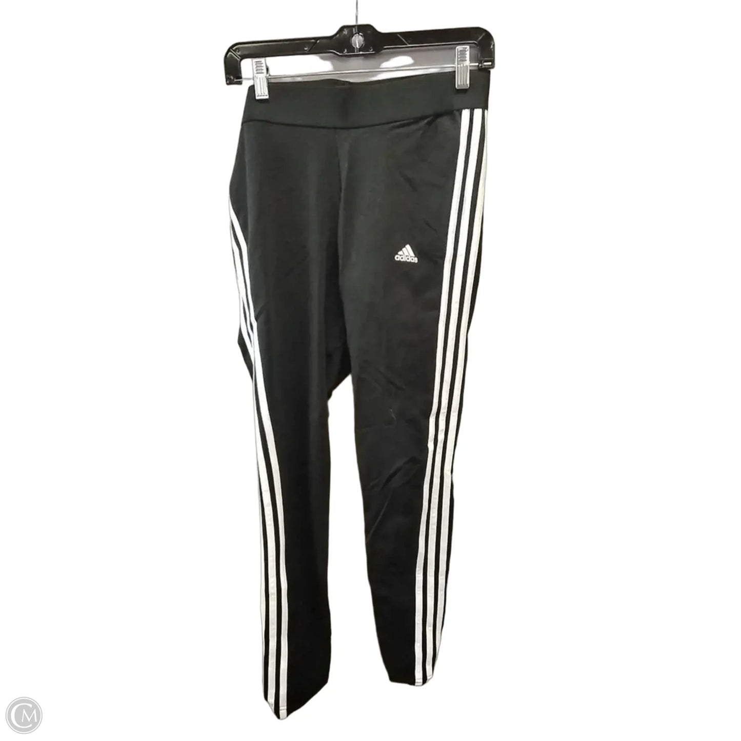 Athletic Leggings By Adidas In Black & White, Size: 1x