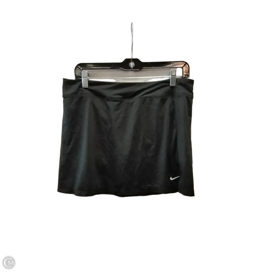 Athletic Skort By Nike In Black, Size: L