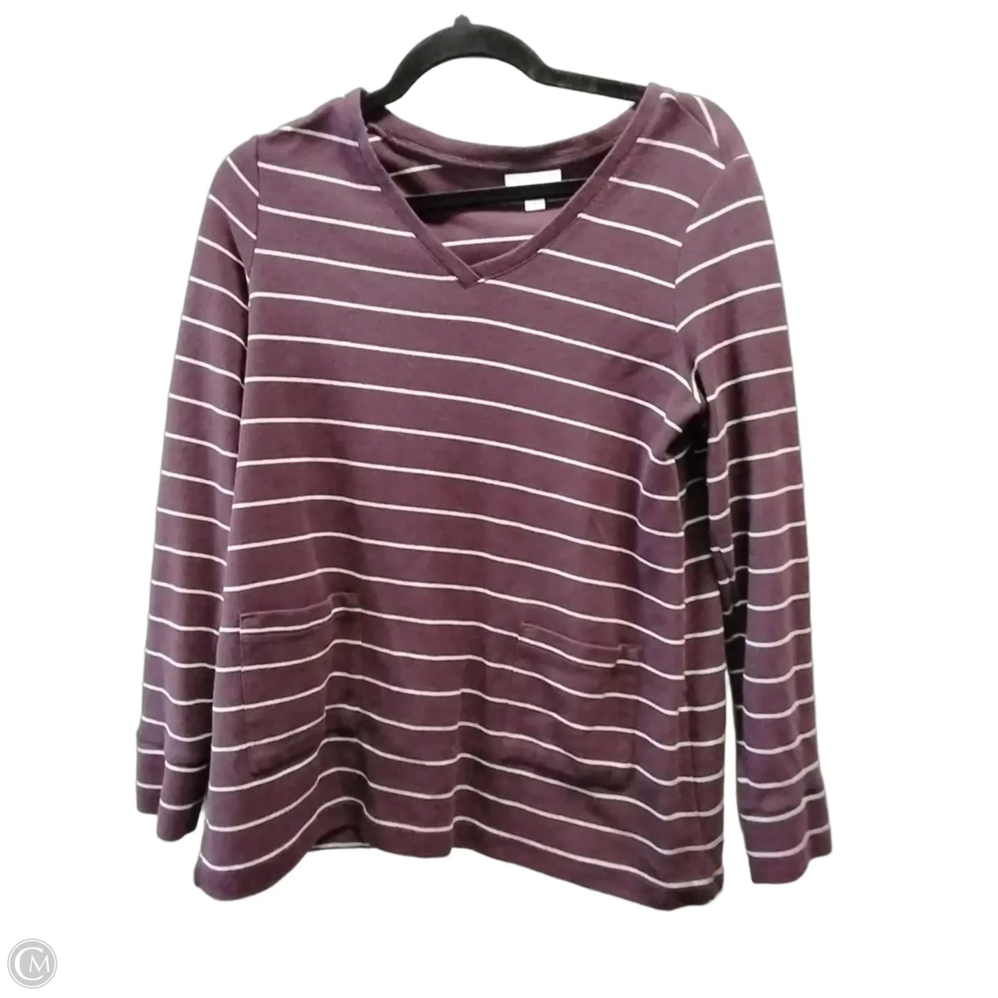 Top Long Sleeve By J. Jill In Striped Pattern, Size: S