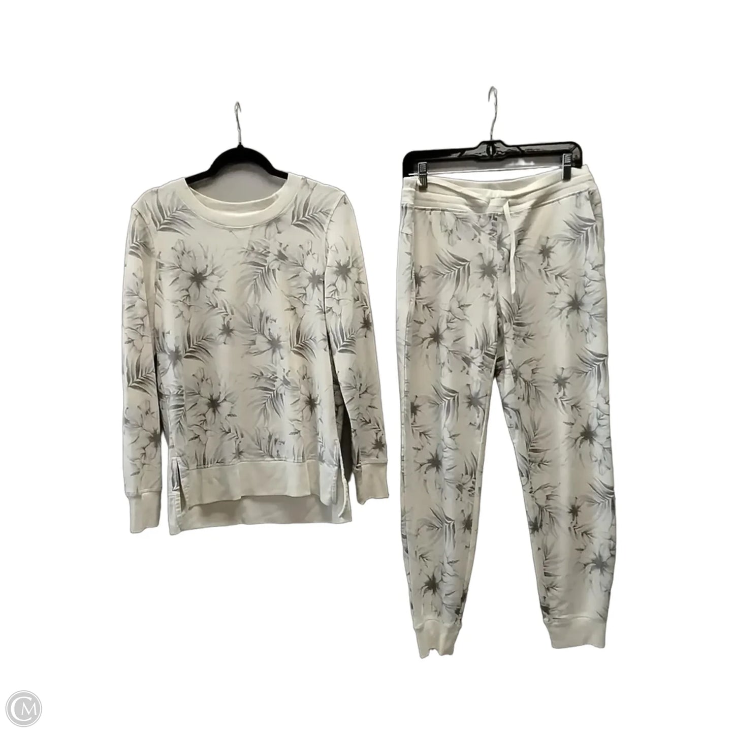 Pants Set 2pc By Cme In Floral Print, Size: S
