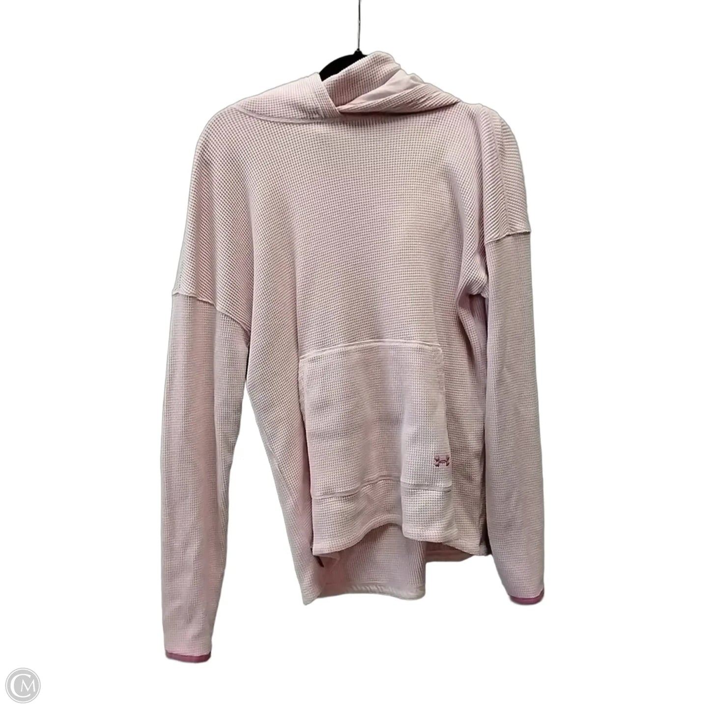 Sweatshirt Hoodie By Under Armour In Pink, Size: M