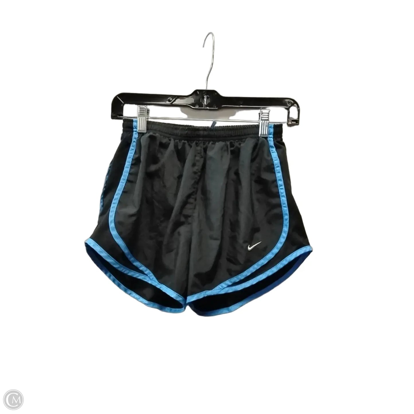 Athletic Shorts By Nike In Black & Blue, Size: S