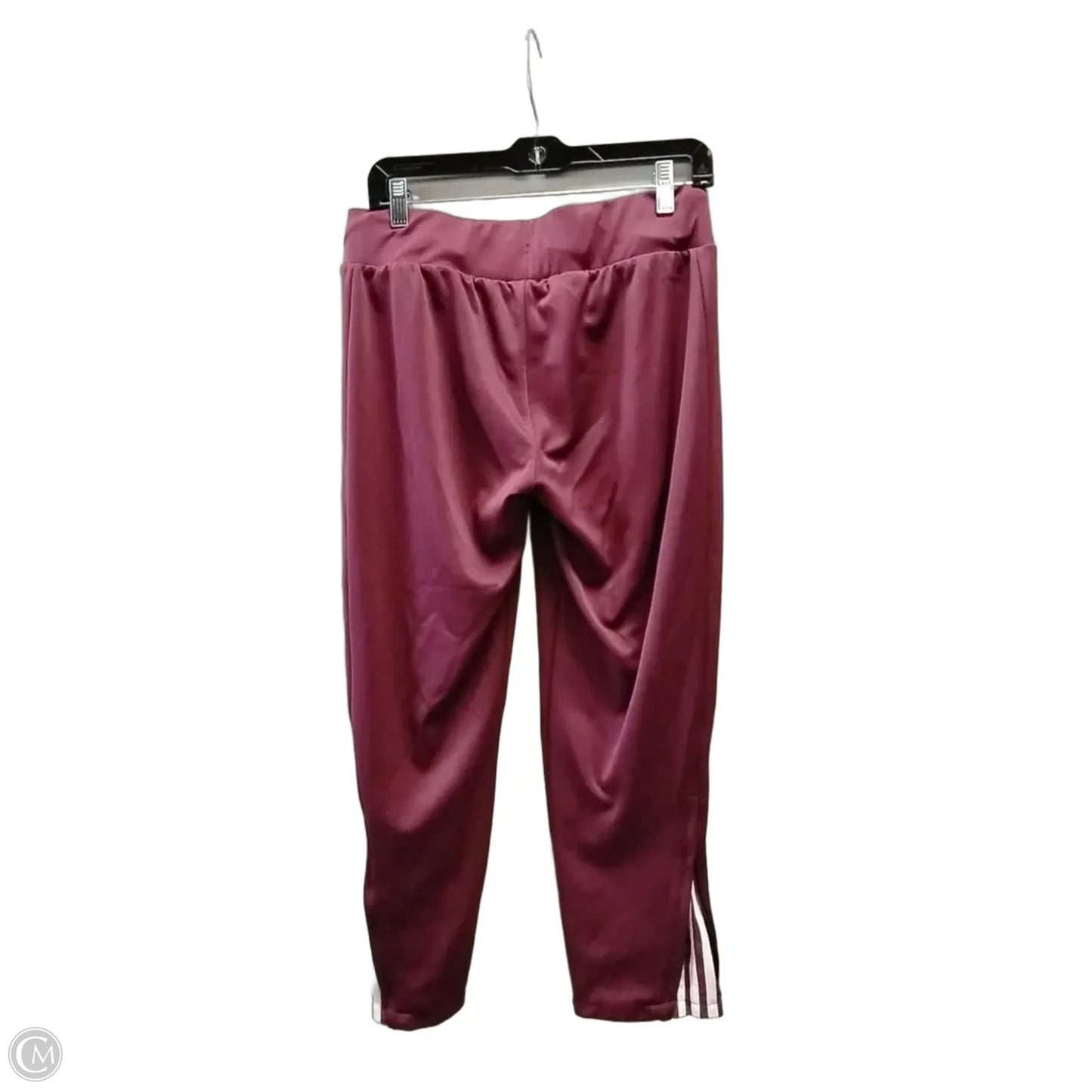 Athletic Pants By Adidas In Red, Size: L