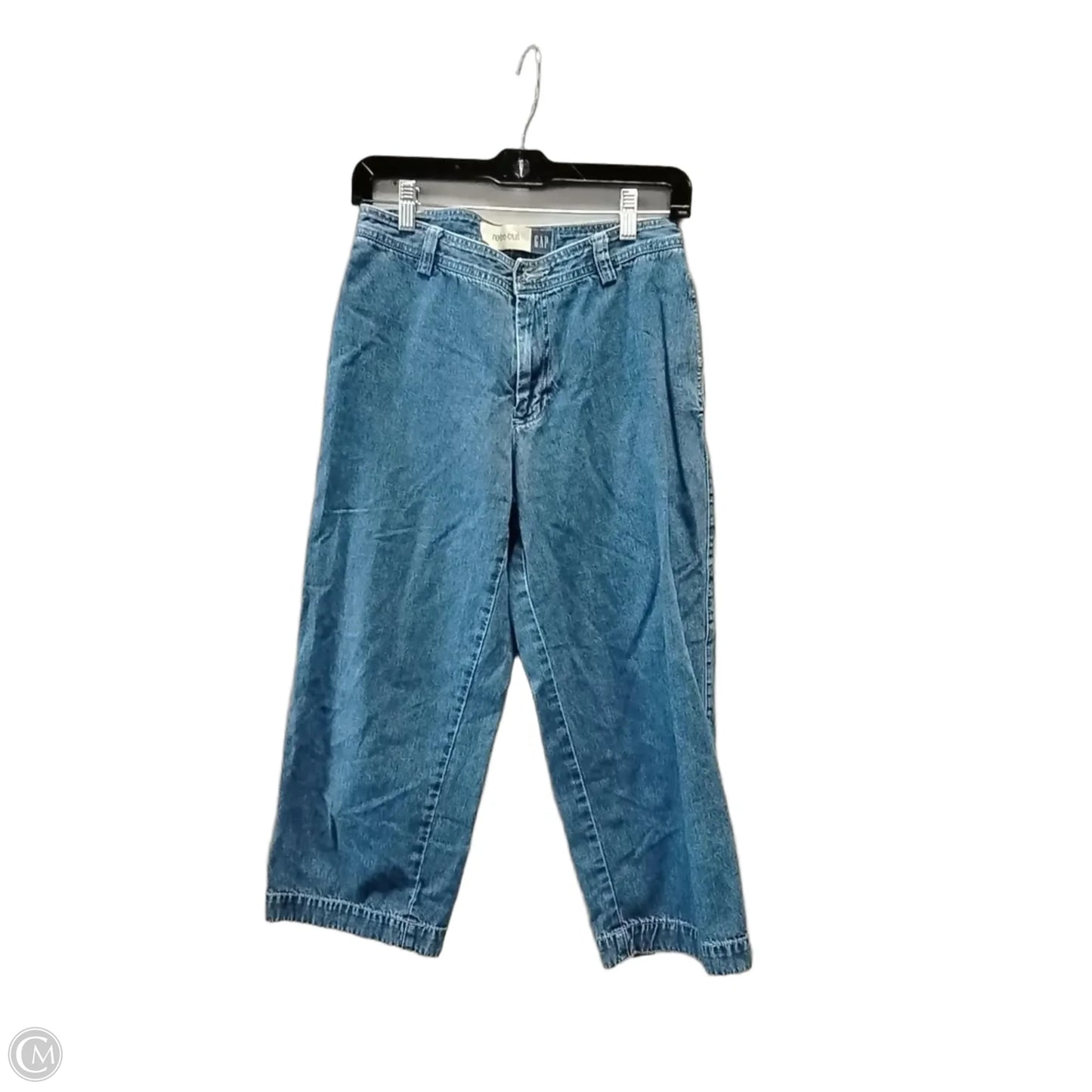 Jeans Straight By Gap In Blue Denim, Size: 6