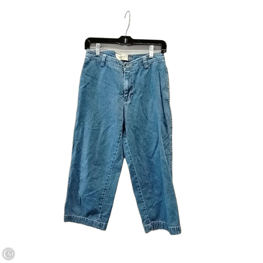 Jeans Straight By Gap In Blue Denim, Size: 6