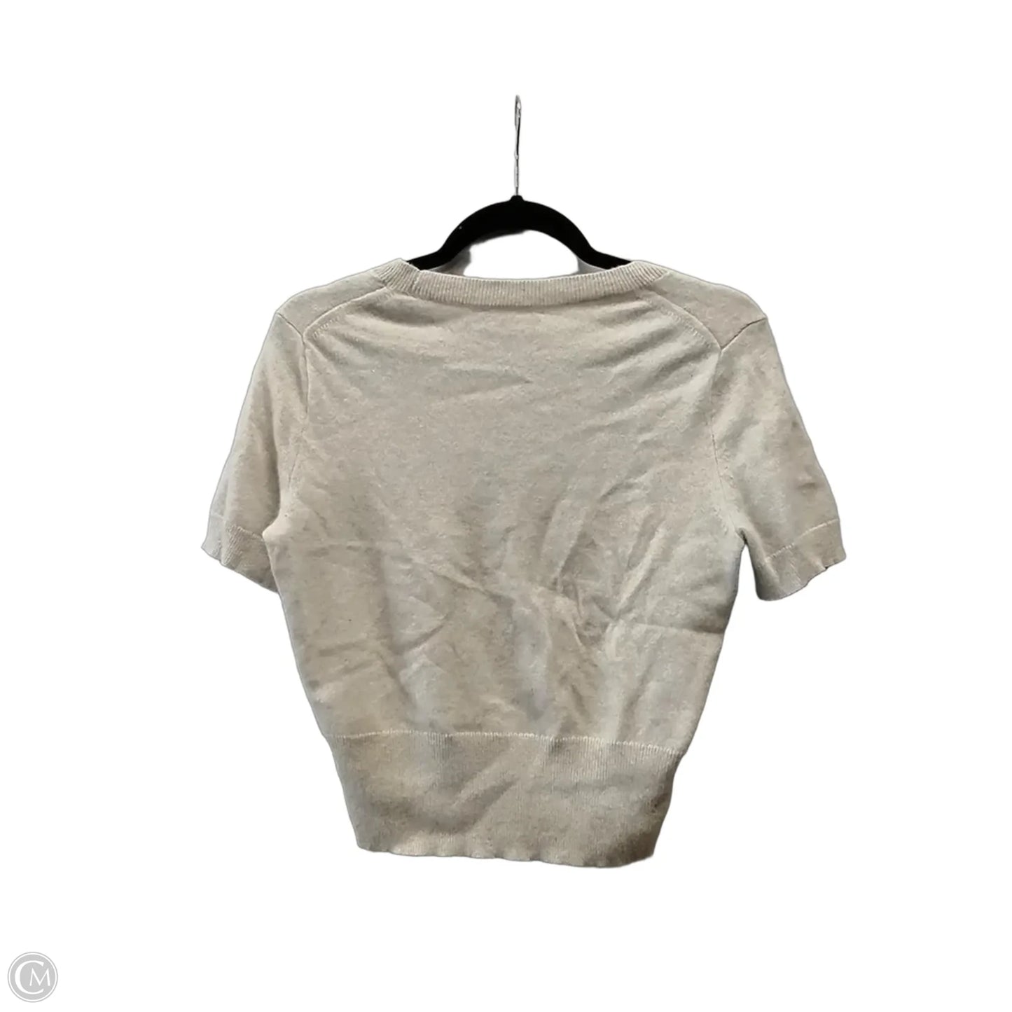 Top Short Sleeve By J. Crew In Cream, Size: S