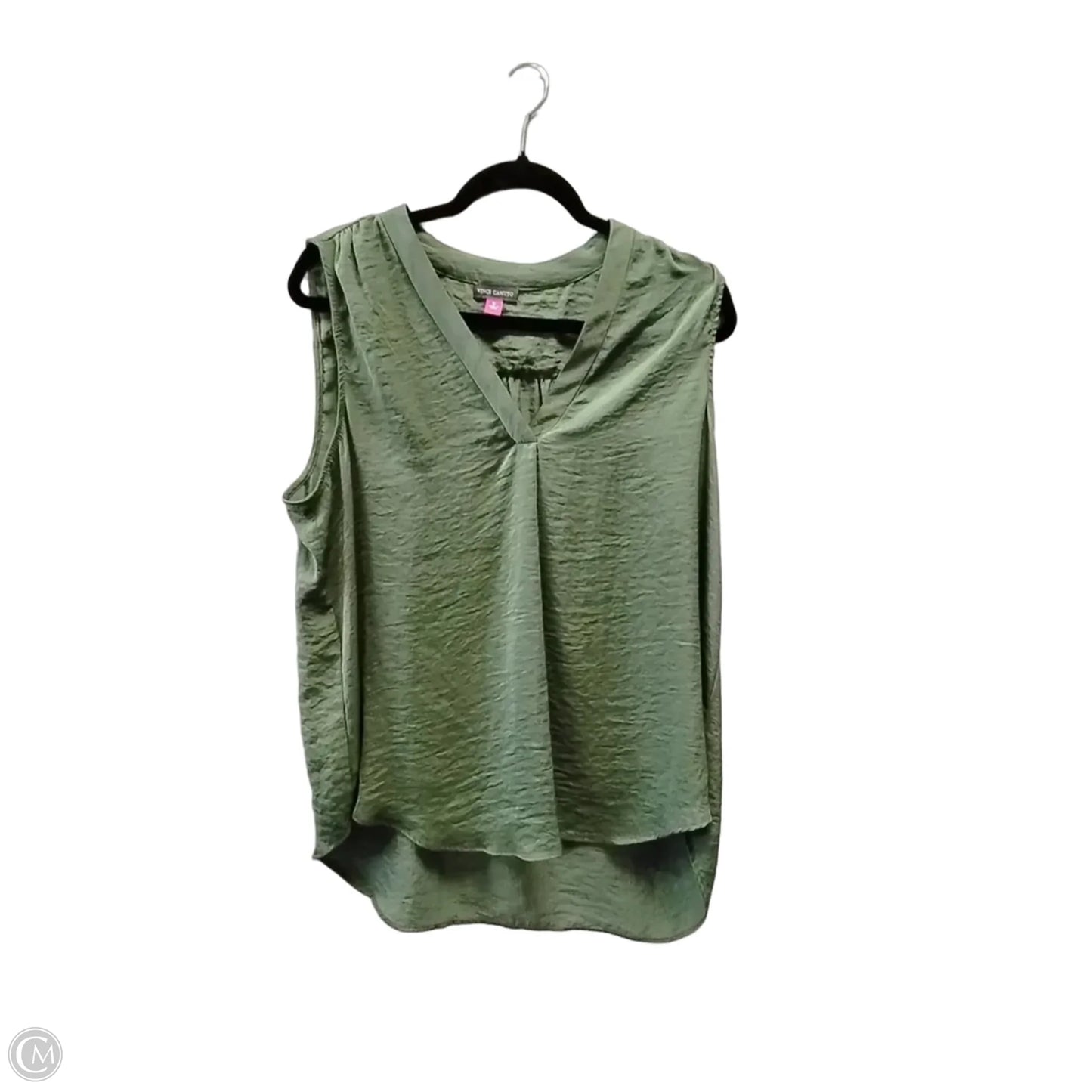 Blouse Sleeveless By Vince Camuto In Green, Size: Xl