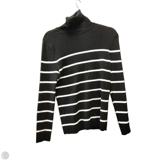 Sweater By Chicos In Black & White, Size: Xs
