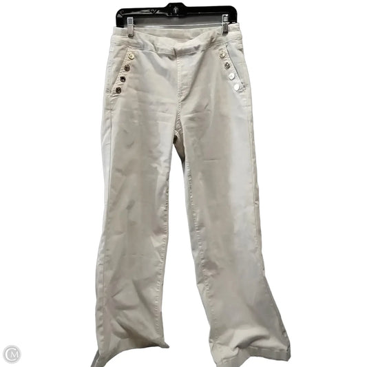 Jeans Straight By Joseph Ribkoff In Cream, Size: 8