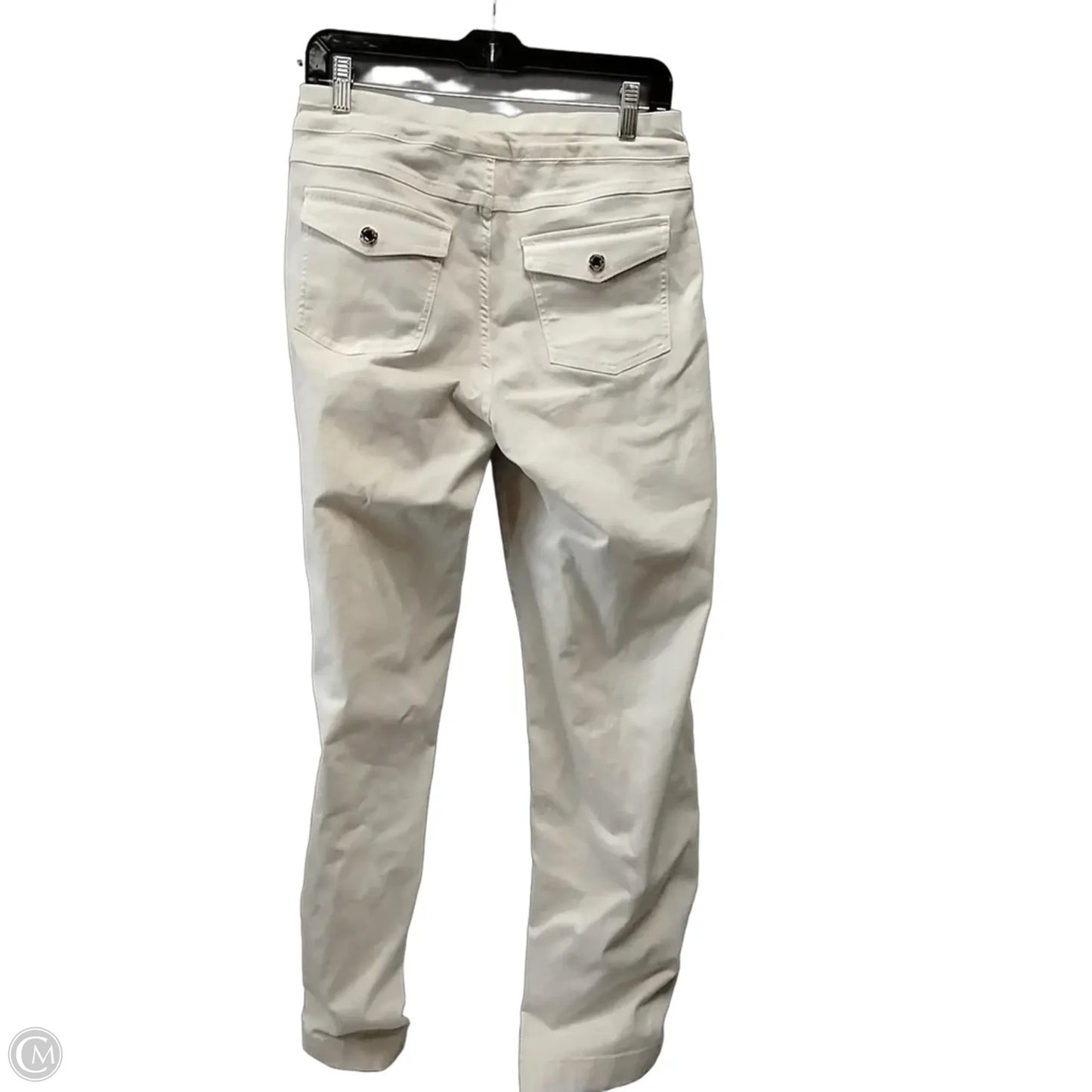 Jeans Straight By Joseph Ribkoff In Cream, Size: 8