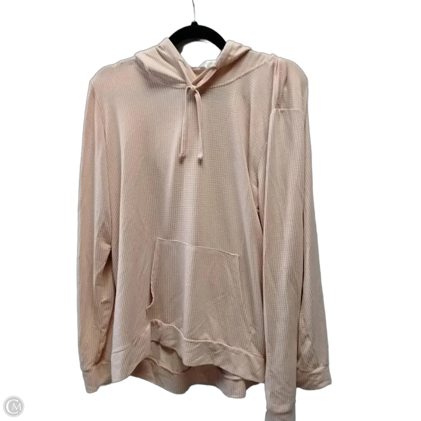 Sweatshirt Hoodie By Weatherproof In Plaid Pattern, Size: Xl