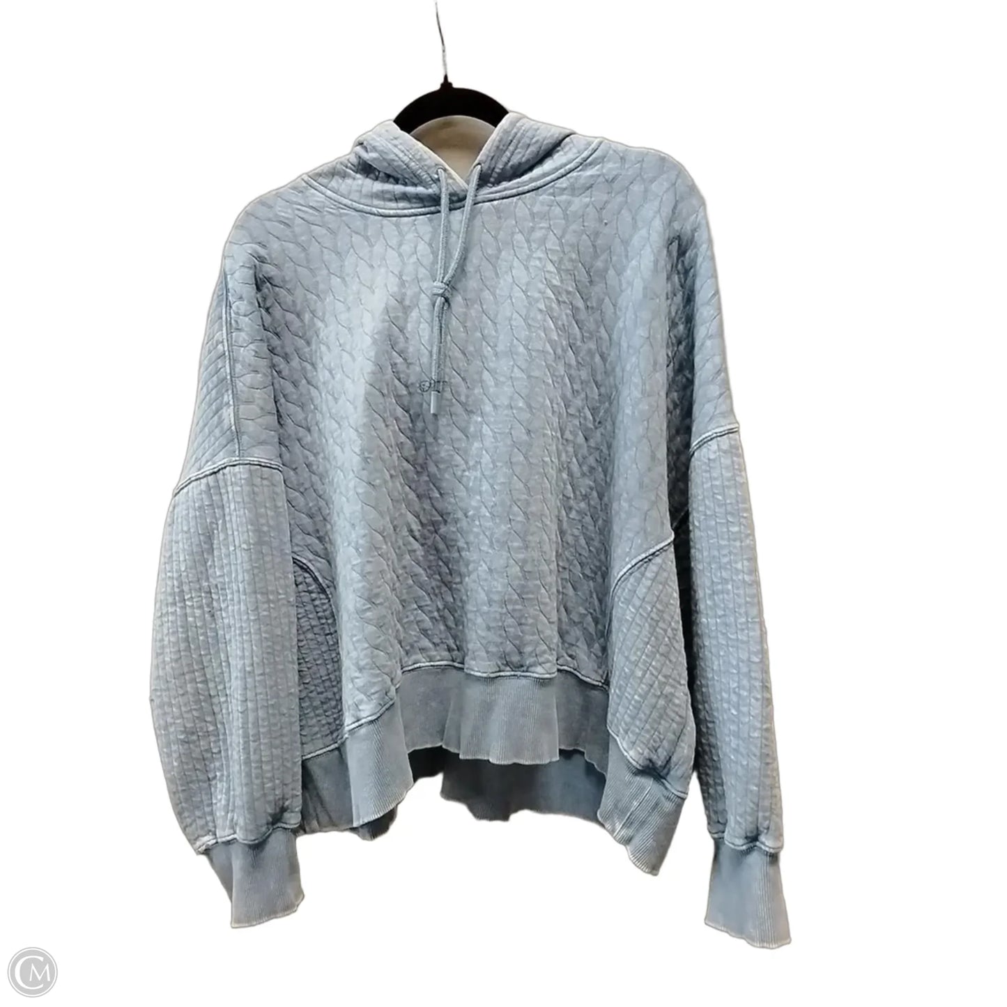 Sweatshirt Hoodie By Cme In Blue, Size: M