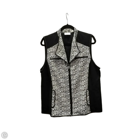Jacket Other By Chicos In Black & White, Size: S